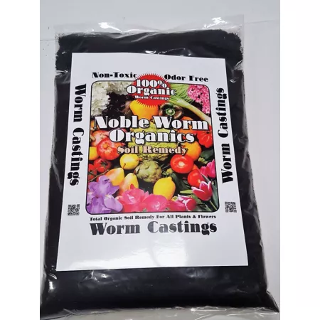 Noble Worm Organics 10 lb 1/2 cu Footworm Castings Soil Amendments