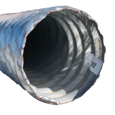 Image showing  12 in. x 20 ft. Galvanized Steel Drainage Pipe