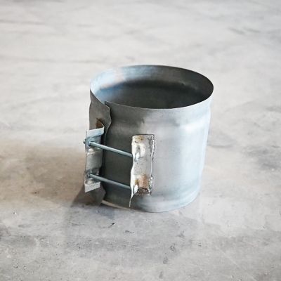 Image showing  15 in. Galvanized Culvert Connector Band, DOT Approved