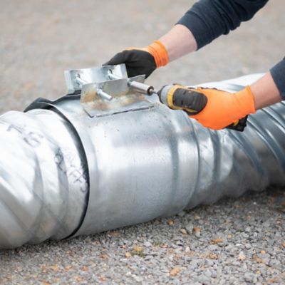 Image showing  18 in. x 12 in. Galvanized Culvert Connector Band, DOT Approved