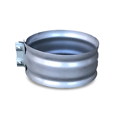 24 in. Galvanized Drainage Pipe Connector Band