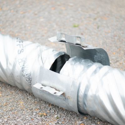 Image showing 24 in. Galvanized Drainage Pipe Connector Band