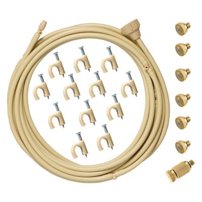 Image showing  Basic Mist Cooling Kit, 10 ft. Feed Line, 12 ft. Mist Line, Expand to 25 Nozzles, Uses 1/2 gal. of Water Per Hour