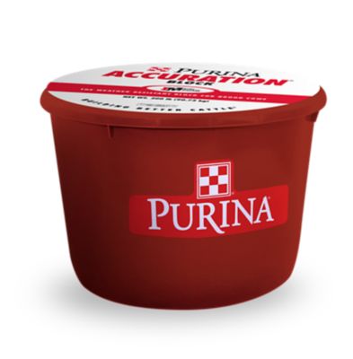 Purina Accuration Hi-Fat Cattle Supplement, 200 lb. Tub