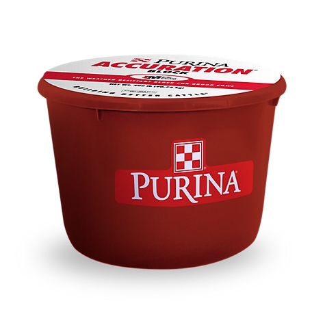 Purina Accuration Hi-Fat Cattle Supplement, 200 lb. Tub
