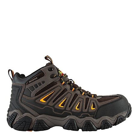 Thorogood Men's Composite Toe Mid Hiker Boots, Brown/Orange