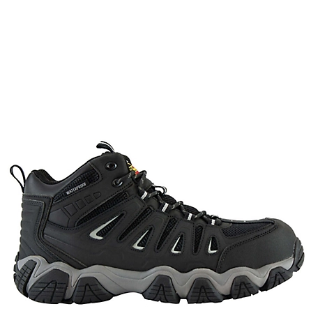 Thorogood Men's Composite Toe Mid Hiker Boots, Black