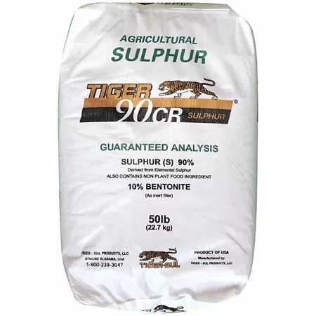 Howard Johnson's Enterprises 50 lb 10 000 square feet 0-0-0 Elemental Sulfur Fertilizers