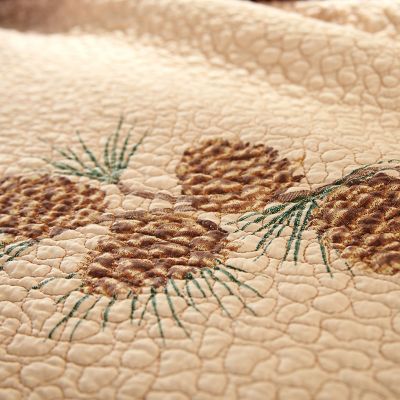 Image showing  Indoor Pine Lodge Pine Cone Decorative Throw Pillow