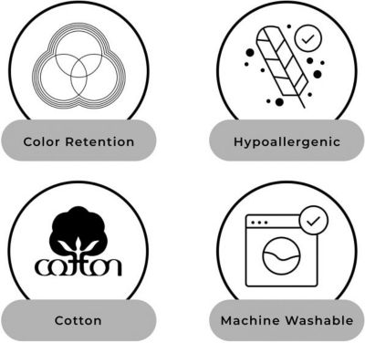 Image showing  Cotton Smoky Square Quilted Throw Blanket, 50 in. x 60 in.