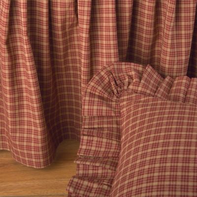Donna Sharp Bed Skirt, Campfire Plaid Pattern