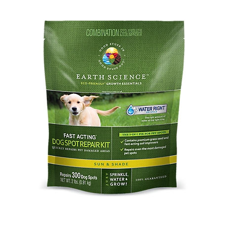 Earth Science 2 lb. Dog Spot Repair Kit Sun and Shade Grass Seed Mix