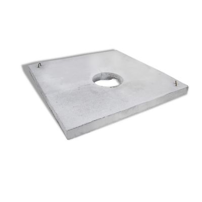 Neat Distributing Concrete Waterer Pad for Energy-Free or Electric Drinkers, 5 ft.