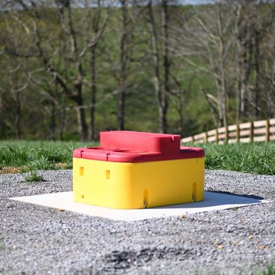Image showing  Concrete Waterer Pad for Energy-Free or Electric Drinkers, 6 ft.