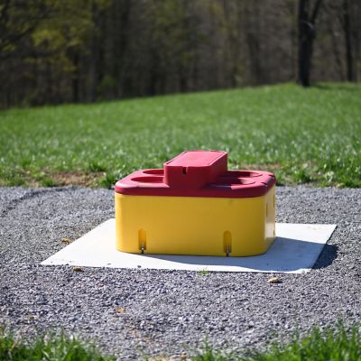 Image showing  Concrete Waterer Pad for Energy-Free or Electric Drinkers, 6 ft.