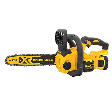 DeWALT 12 in. 20V Cordless Max Compact Chainsaw Kit, DCCS620P1 at Tractor  Supply Co.