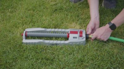 Image showing  4,000 sq. ft. Pro Series Metal Gear-Drive Oscillator Garden Sprinkler