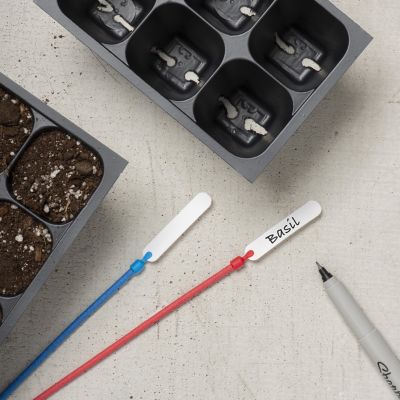 Image showing  5 in. Gear Tie Taggable Twist Ties, 5-Pack