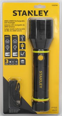 Stanley 2,000 Lumen Rechargeable Flashlight Tractor Supply Co.