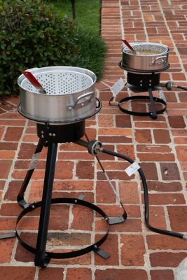 Image showing  24 in. Propane Cooker with Aluminum Pan and Basket