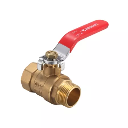 JobSmart Air Shutoff Valve 3/4 in NPT Male x 3/4 in NPT Female Air Hose Fittings