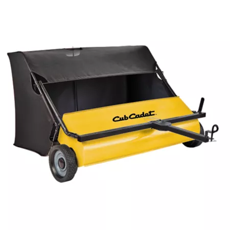 Cub Cadet towed behind 46 in 24 cu 3.5 cu ft Lawn Sweeper CC-4624V2 Mower Attachments