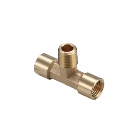 JobSmart 1/4 in Brass Tee Fitting Air Hose Fittings