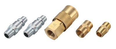 Image showing  3/8 in. I/M Air Hose Connector Kit, 5 pc.