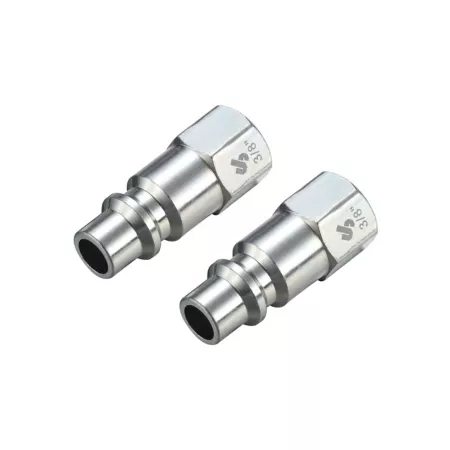 JobSmart 3/8 in I/M x 1/4 in Female NPT plugs 2 pieces. Air Hose Fittings