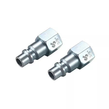 JobSmart 3/8 in I/M x 3/8 in Female NPT socket 2 pieces. Air Hose Fittings