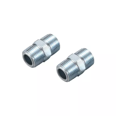 JobSmart 3/8 in Male steel pipe connector 2 pieces. Air Hose Fittings