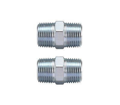Image showing  3/8 in. Male Steel Hose Connectors, 2 pc.