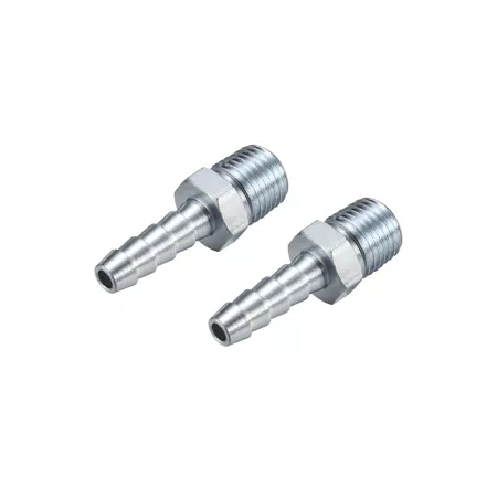 JobSmart 1/4 in Male NPT Pipe Ends 2 pcs Air Hose Fittings