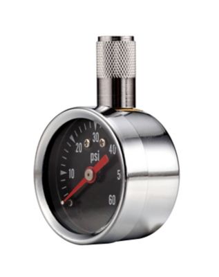 Image showing  1/4 in. NPT 60 PSI Mini Dial Tire Gauge