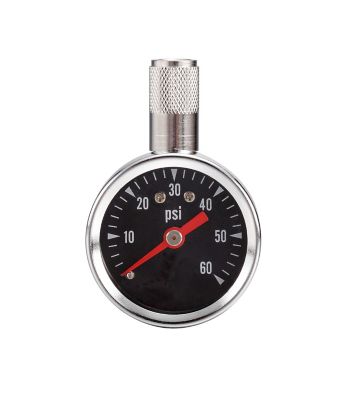 Image showing  1/4 in. NPT 60 PSI Mini Dial Tire Gauge