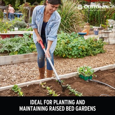 Image showing  36 in. Aluminum Handle Raised Bed Garden Tool Hoe/Cultivator