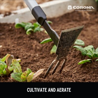 Image showing 5 th Corona 36 in. Aluminum Handle Raised Bed Garden Tool Hoe/Cultivator