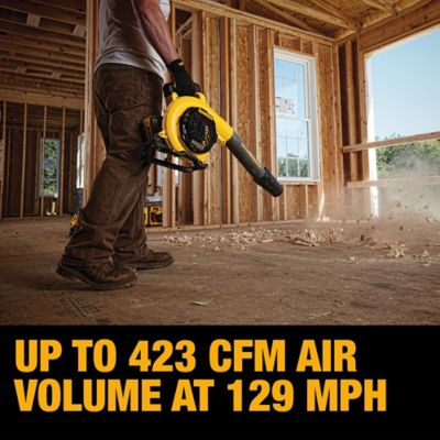 Image showing 5 th DEWALT FlexVolt 129 MPH/423 CFM 60V MAX Cordless Handheld Leaf Blower, Battery and Charger Included