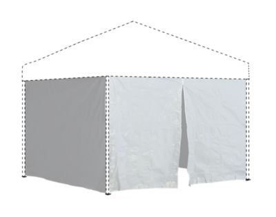 Image showing 7 th Quik Shade 10 ft. x 10 ft. Straight Leg Canopy Wall Kit
