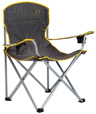 Quik Chair Heavy Duty Folding Chair With Gray Fabric At Tractor