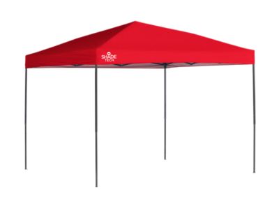 Quik Shade Shade Tech ST100 10 X 10 ft. Straight Leg Pop-Up Canopy, Red