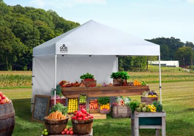 Image showing  10 x 10 ft. Commercial C100 Straight Leg Pop-Up Canopy, White