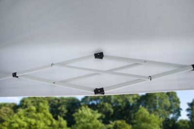 Image showing  10 x 10 ft. Commercial C100 Straight Leg Pop-Up Canopy, White