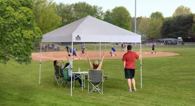 Image showing 6 th Quik Shade 10 x 10 ft. Commercial C100 Straight Leg Pop-Up Canopy, White
