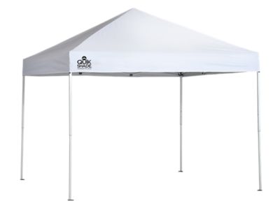 Quik Shade 10 ft. x 10 ft. Market Place MP100 Pop-Up Canopy, Straight Leg, Aluminex for 99% UV Protection