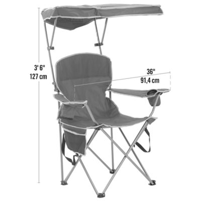 Quik Chair Max Shade Chair With Navy Fabric 160070ds At Tractor Supply Co