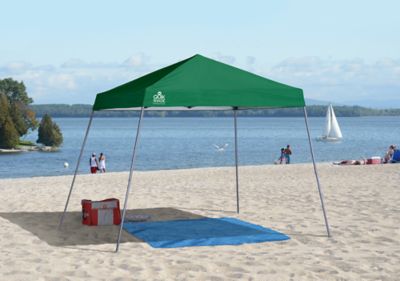 Image showing  10 ft. x 10 ft. Expedition Slant Leg Pop-Up Canopy, Green