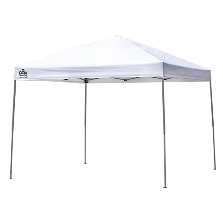 Quik Shade Expedition EX100 10 X 10 ft. Straight Leg Pop-Up Canopy, White