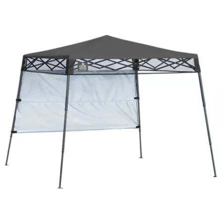 Quik Shade Go Hybrid Pop-Up Awning 6 x 6 ft Angled Legs Charcoal Canopies