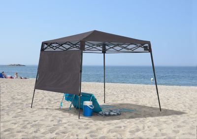 Image showing  6 ft. x 6 ft. Go Hybrid Slant Leg Pop-Up Canopy, Charcoal